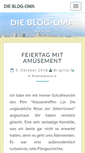 Mobile Screenshot of blogoma.de